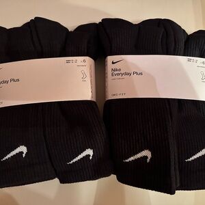 2 each  --  6 Pack Nike Socks (Men & Women - Brand New)